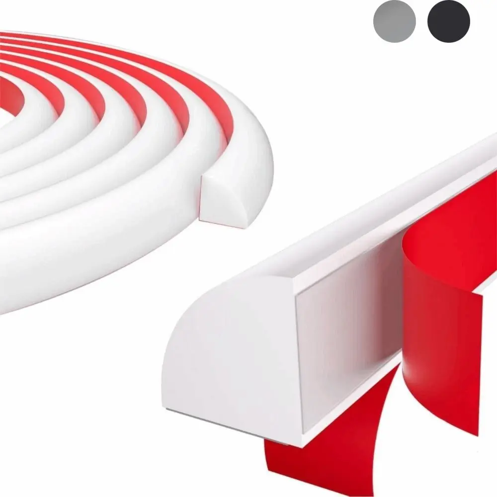 Baseboard Molding Trim - Peel and Stick Quarter Round Molding