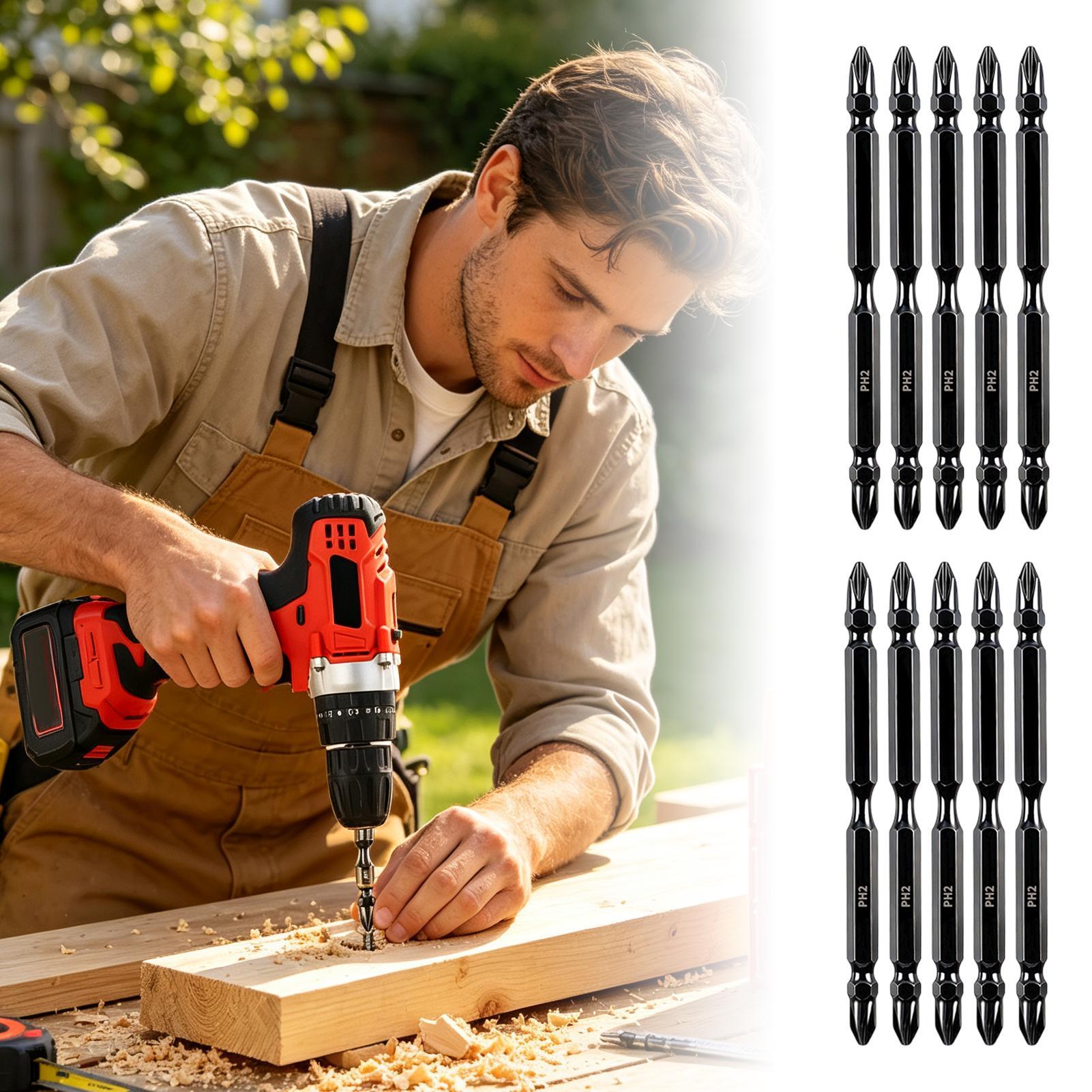 Magnetic Drill Bits Double-End - Screwdriver Set Precision ulasan dan harga