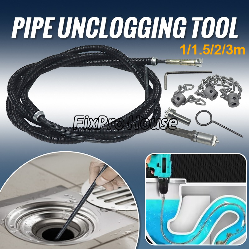 1-3m Electric Drill Pipe Dredg - Plumbing Snake Drain ulasan dan harga