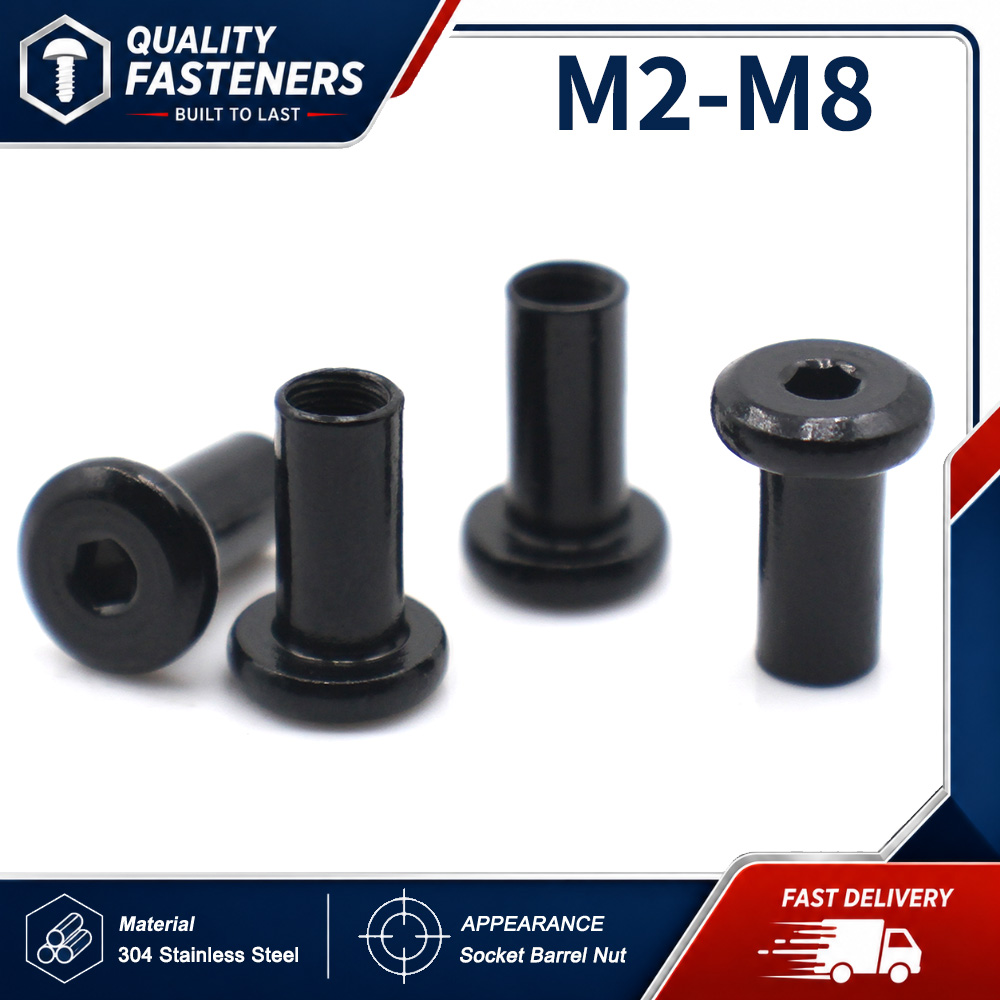 2~5pcs Black 304 Stainless Ste - Deck Screw Stainless ulasan dan harga