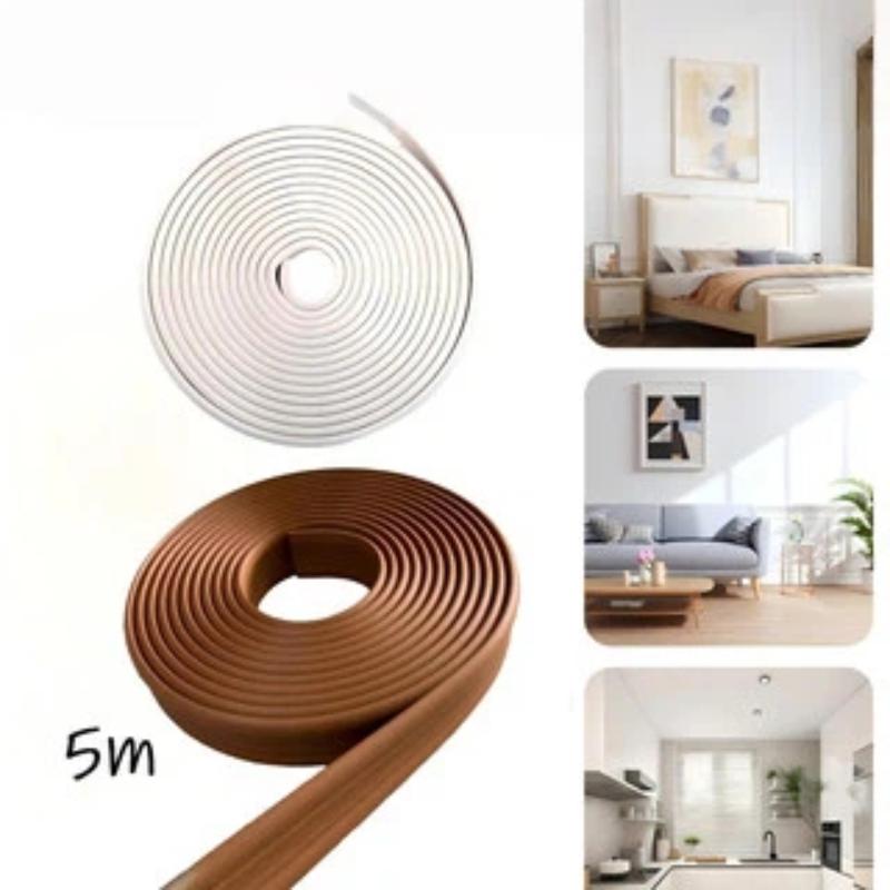 5M Soft Wall Trim Lines Self-A - Baseboard Molding Trim ulasan dan harga