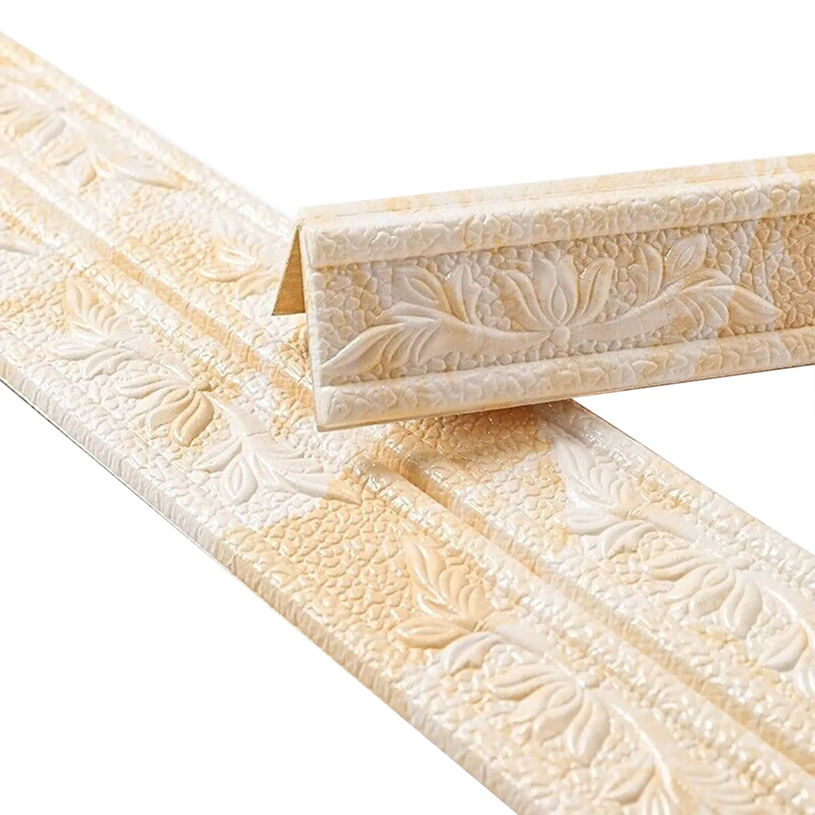 3D Self Stickers Wall Baseboar - Baseboard Molding Trim ulasan dan harga