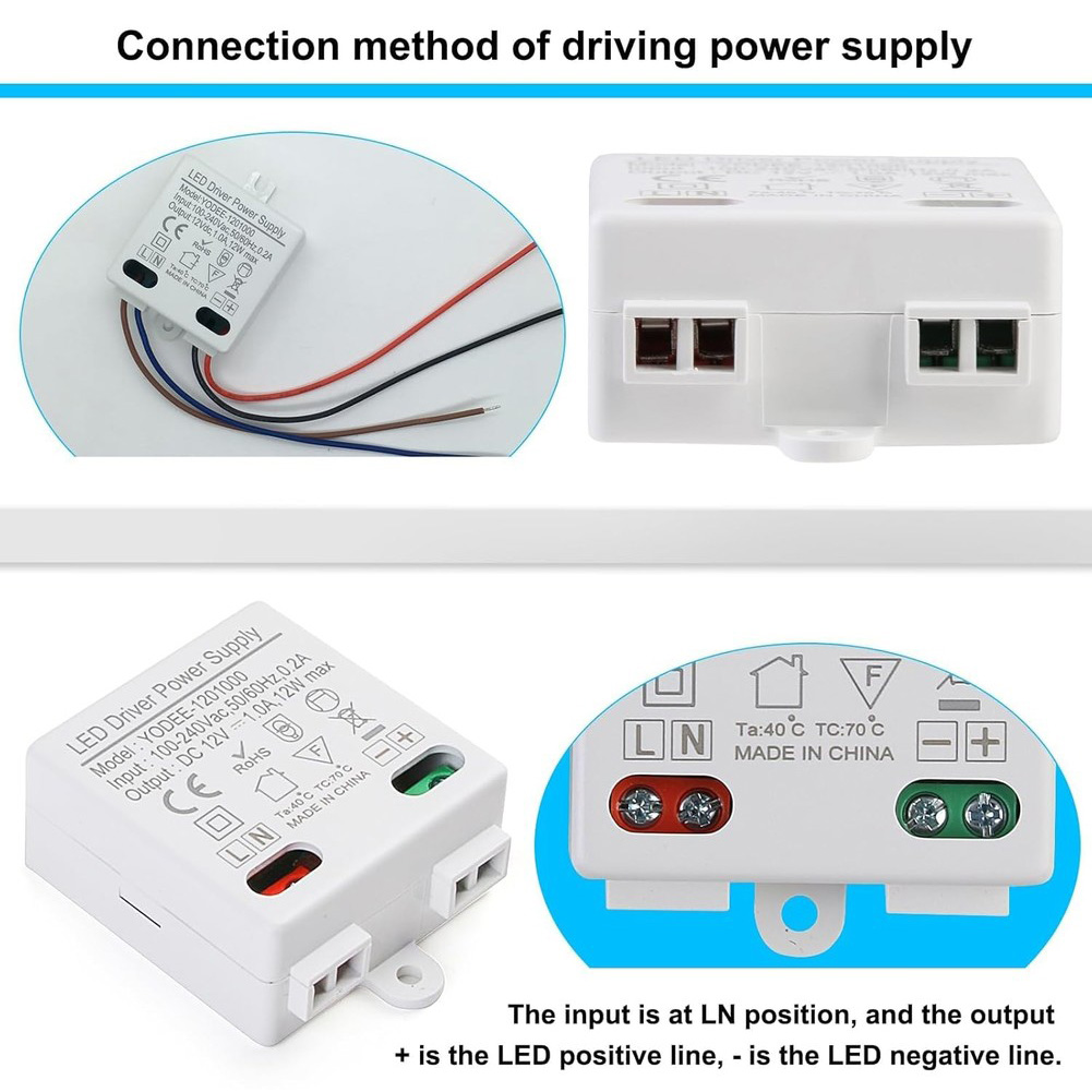 2PCS Compact 12W LED Power Sup - Home Improvement And Supply ulasan dan harga