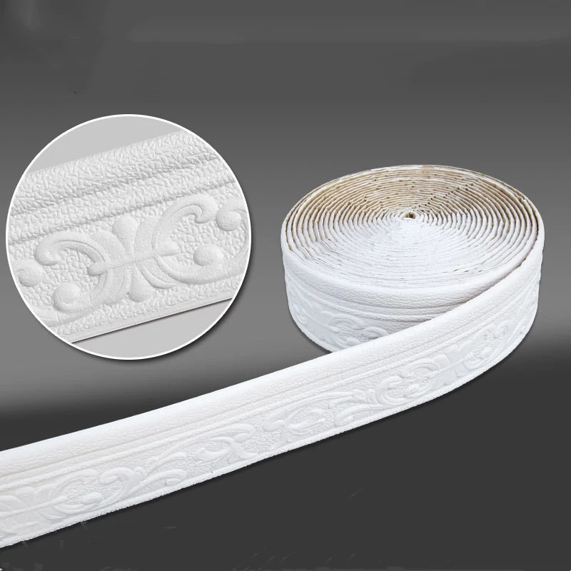 10M/Roll 3D Wall Trim Line  Se - Baseboard Molding Trim ulasan dan harga