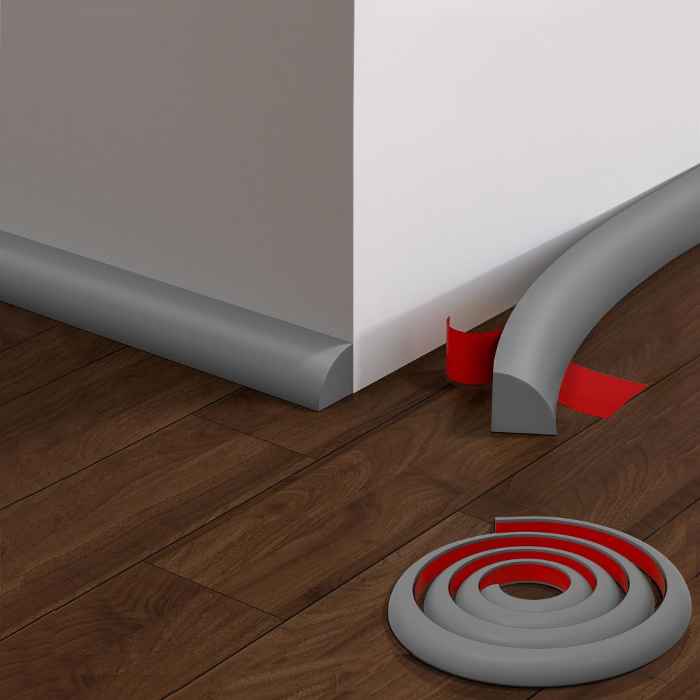 Peel and Stick Quarter Round M - Baseboard Molding Trim ulasan dan harga