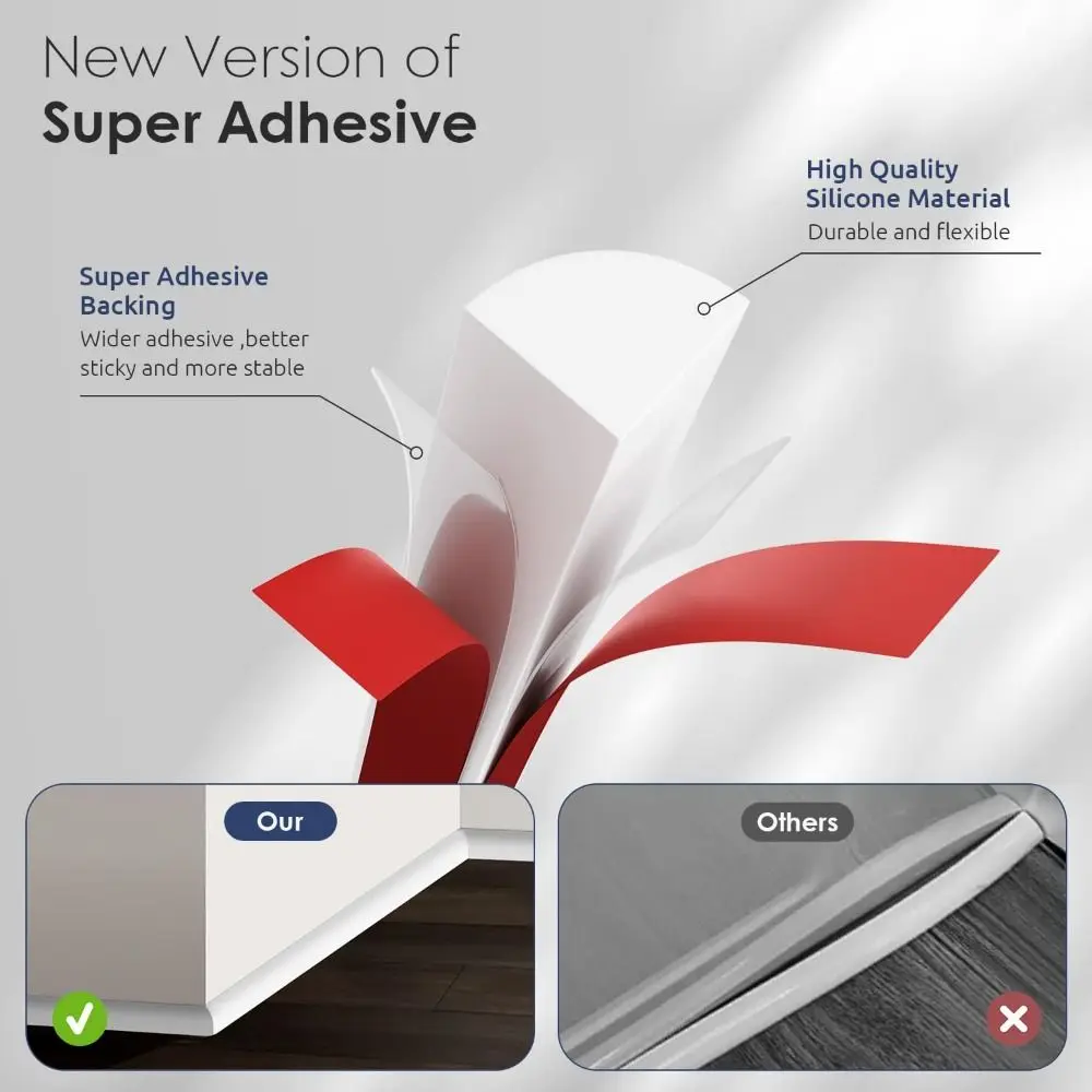 Peel and Stick Quarter Round M - Baseboard Molding Trim ulasan dan harga
