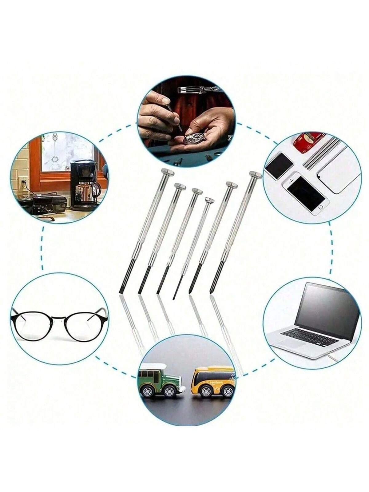 6pcs Screwdriver Set, Eyewear  - Screwdriver Set Precision ulasan dan harga